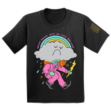 Hard Times Rain Cloud Kids T-Shirt 